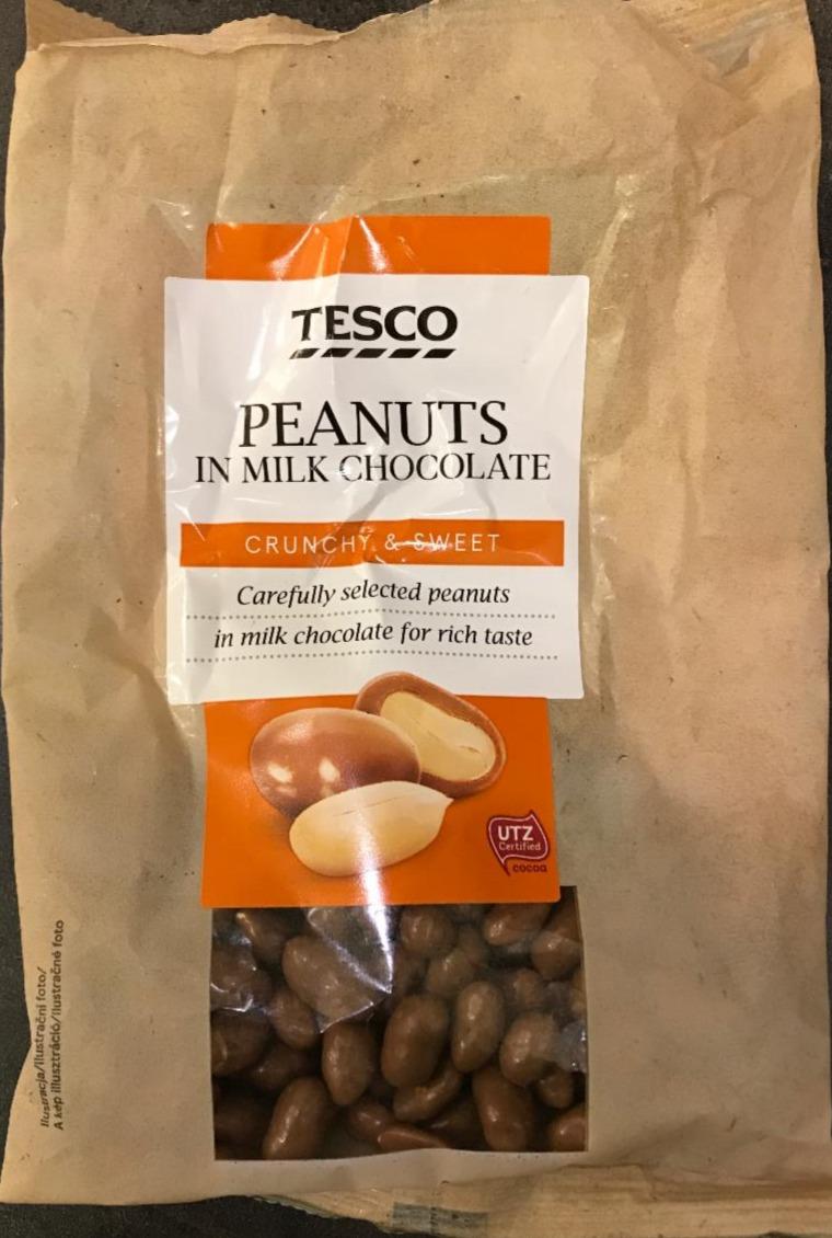 Fotografie - Peanuts in Milk Chocolate Tesco