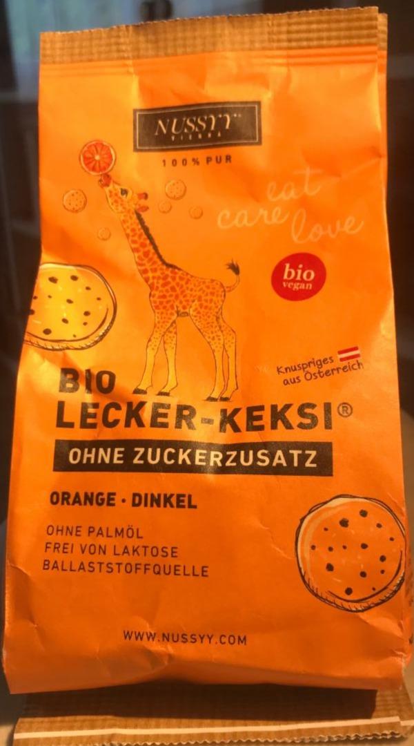 Fotografie - Bio Lecker-Keksi Orange-Dinkel Nussyy