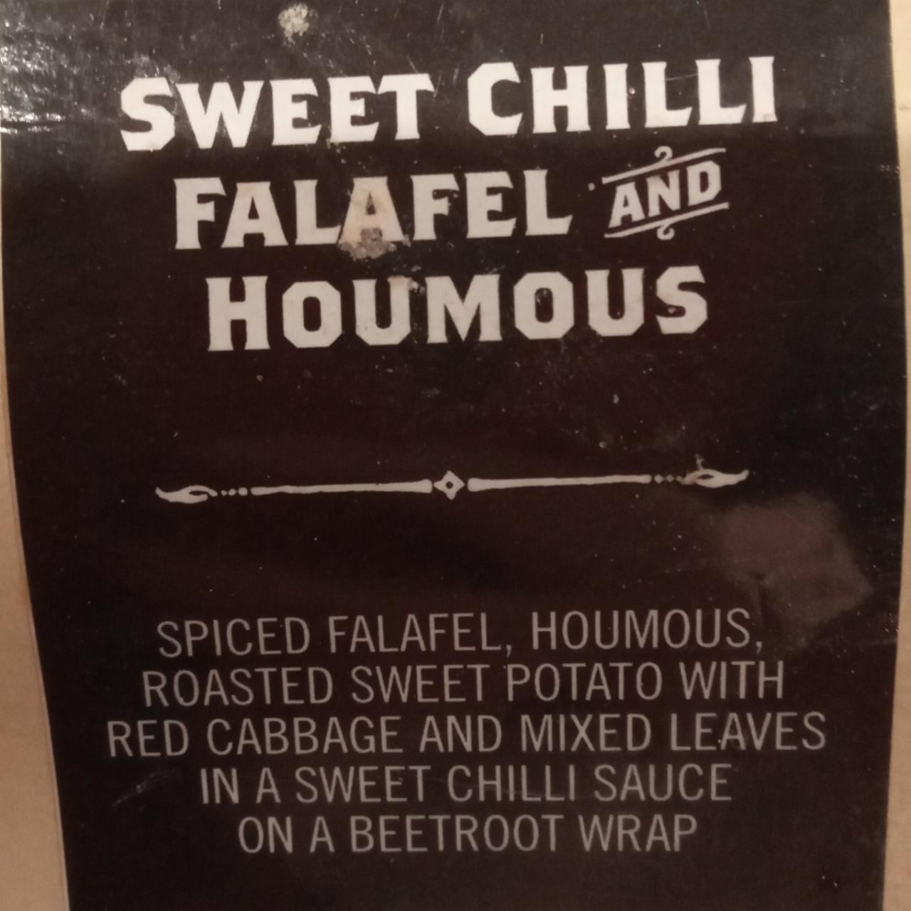 Fotografie - Sweet chilli And falafel hummus