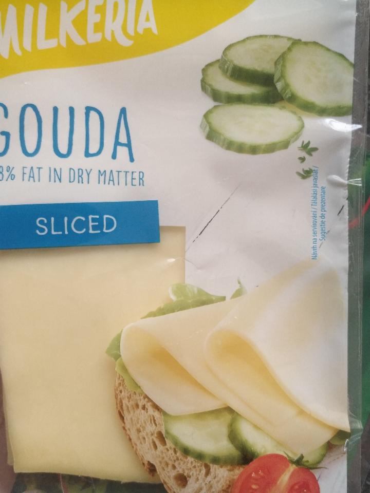 Fotografie - Gouda 48% fat sliced Milkeria
