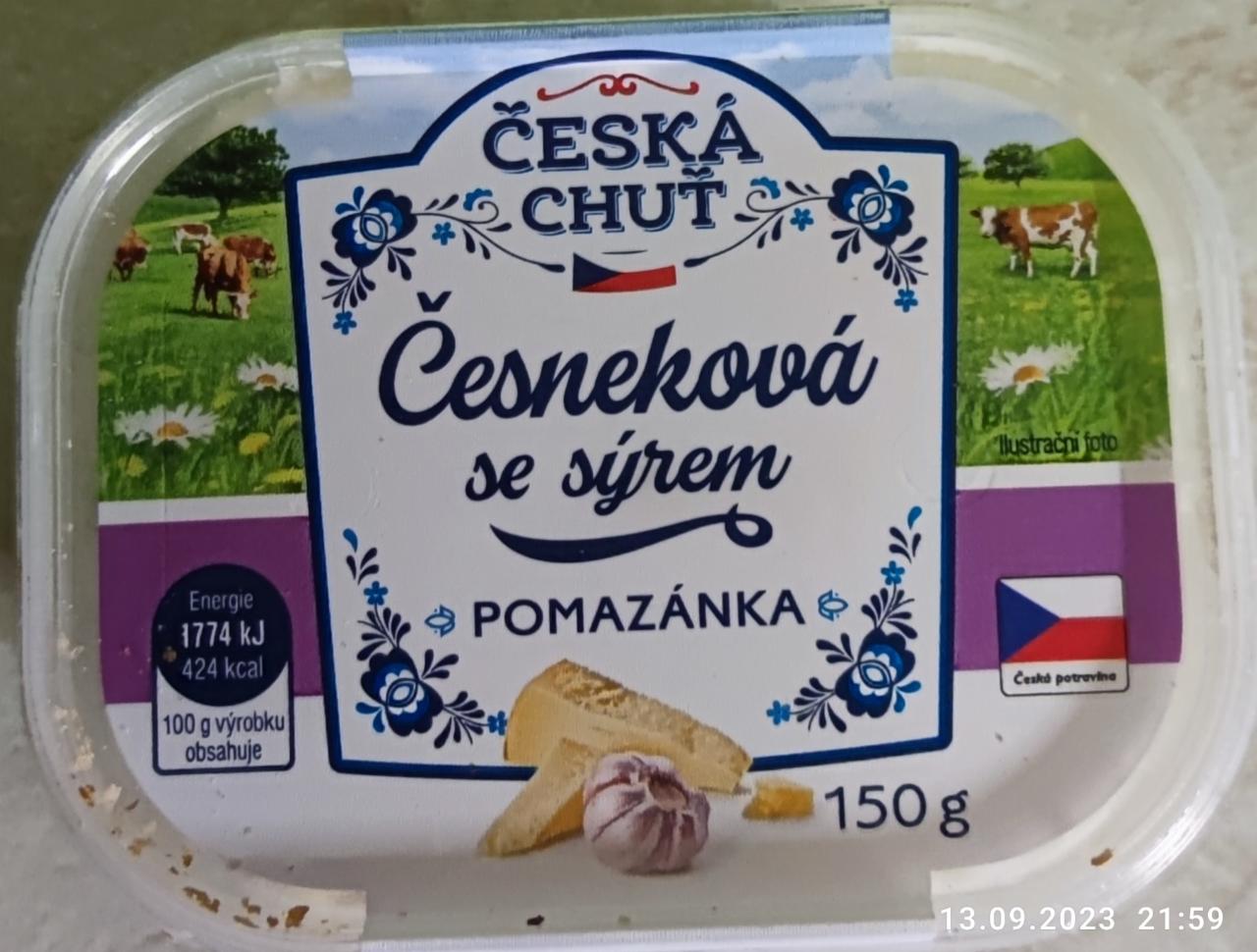 Fotografie - Sýrovo česneková pomazánka Česká chuť
