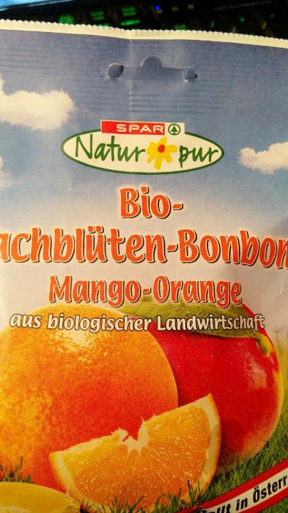 Fotografie - bio-bachbluten-bonbons mango-orange