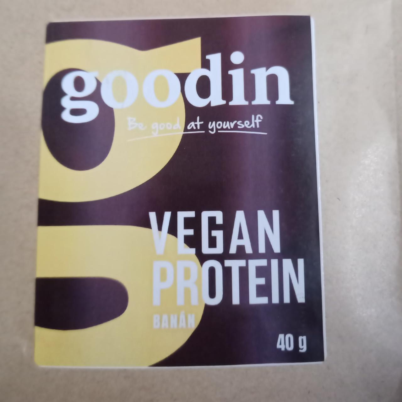 Fotografie - Vegan protein banán Goodin