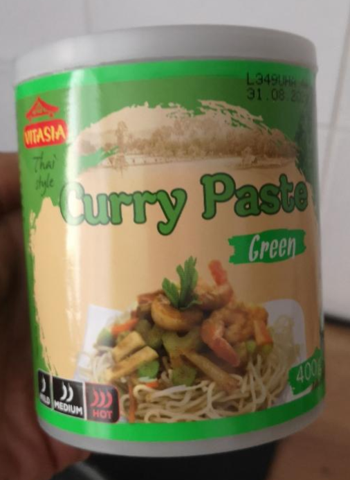 Fotografie - Thai Curry Paste green Vitasia