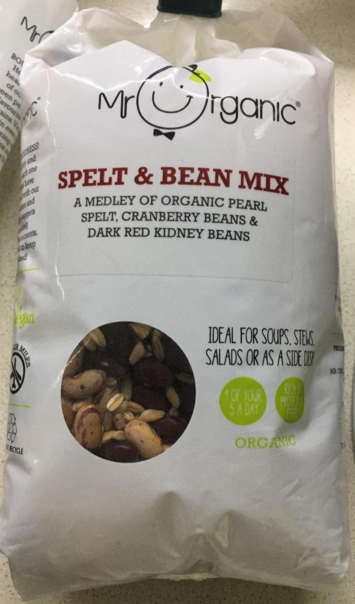 Fotografie - Organic Spelt & Bean Mix Mr Organic