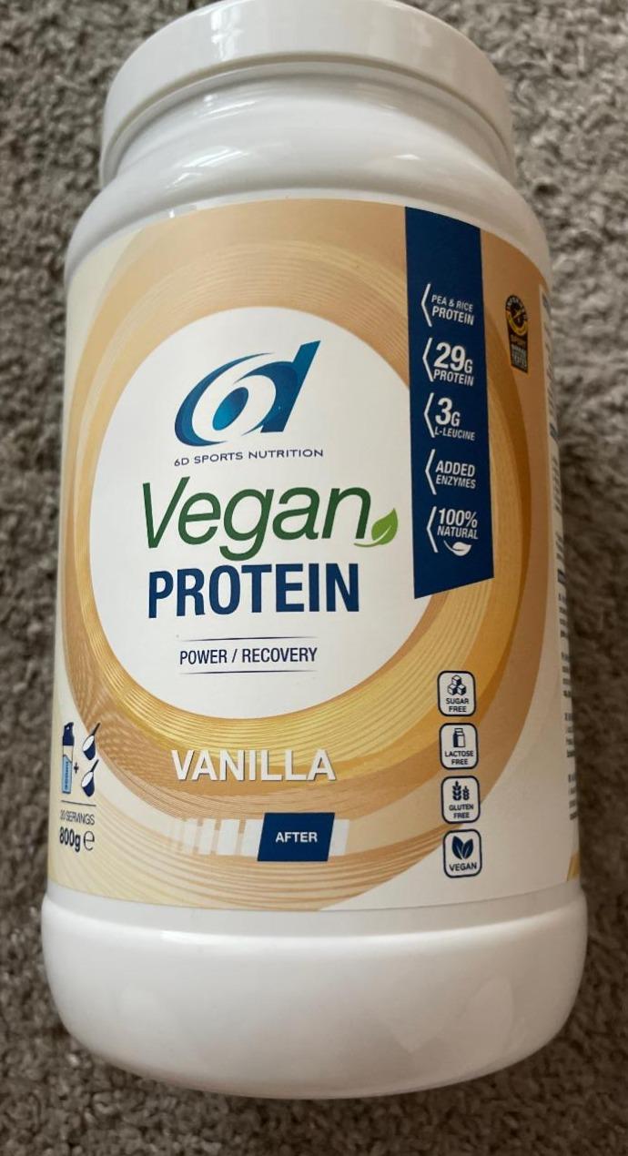 Fotografie - Vegan Protein Vanilla 6D Sports Nutrition