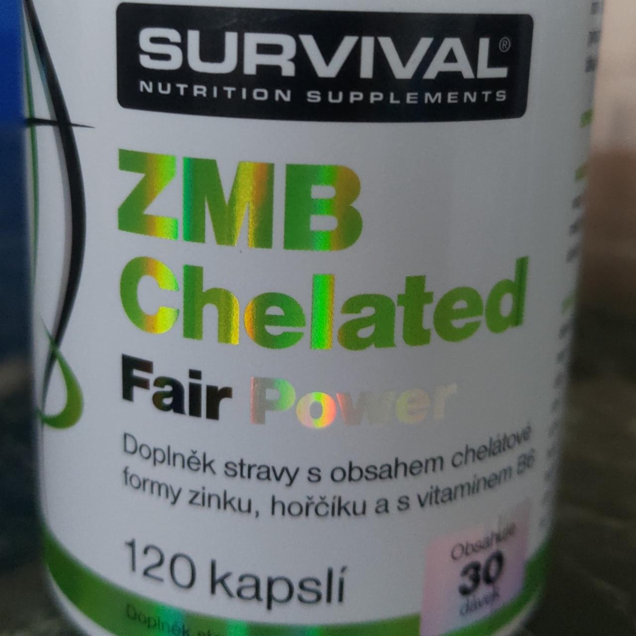 Fotografie - ZMB Chelated Fair Power Survival Nutrition