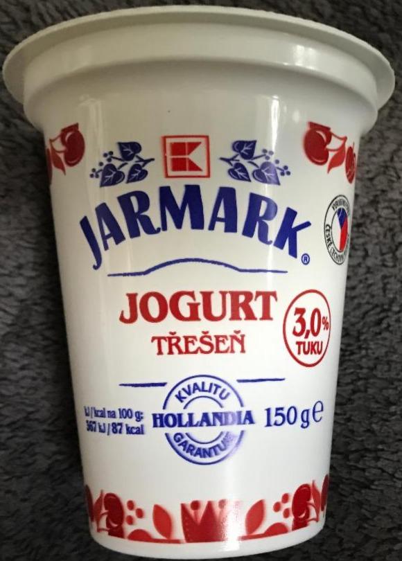 Fotografie - K Jarmark Ovocný jogurt třešeň 2,7% tuku