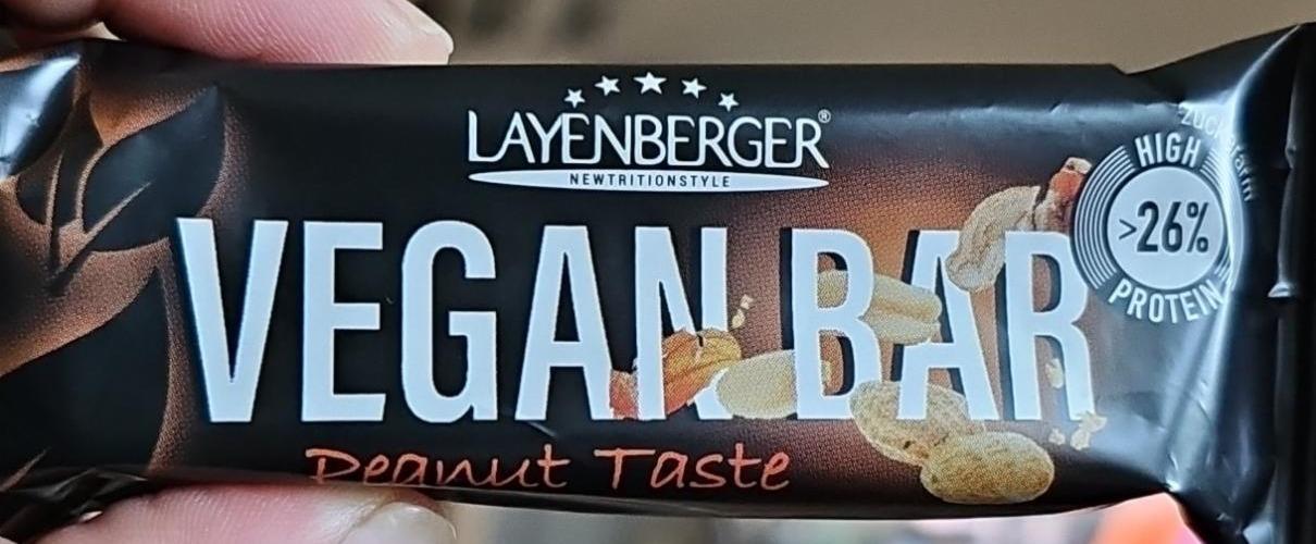 Fotografie - Vegan bar peanut taste Layenberger