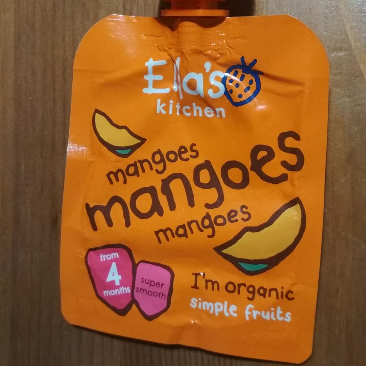 Fotografie - Organic Mangoes Ella's Kitchen
