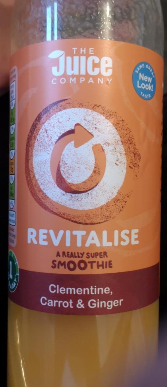 Fotografie - Revitalise Clementine, Carrot & Ginger Smoothie The Juice Company