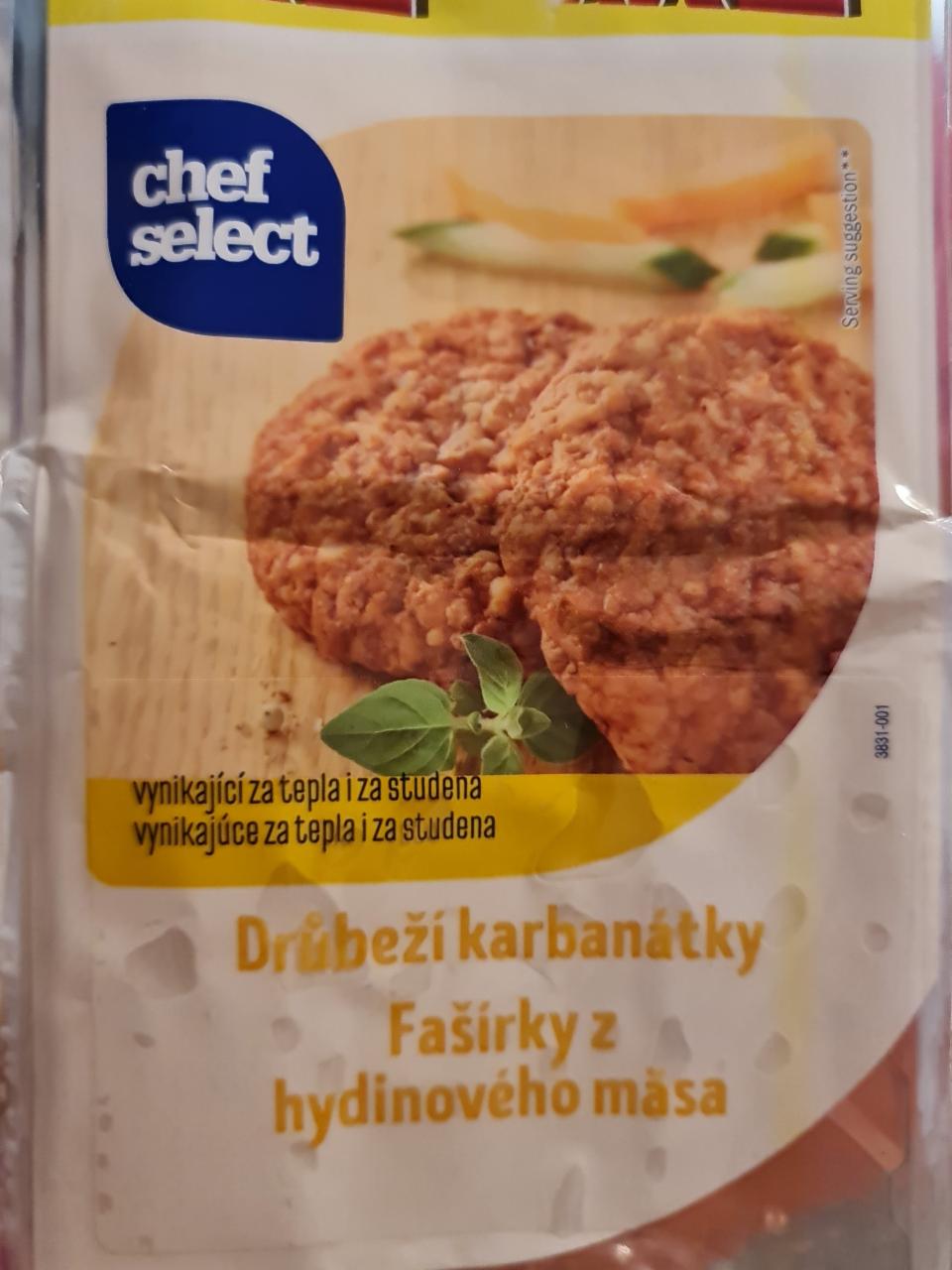 Fotografie - Drůbeží karbanátky Chef select