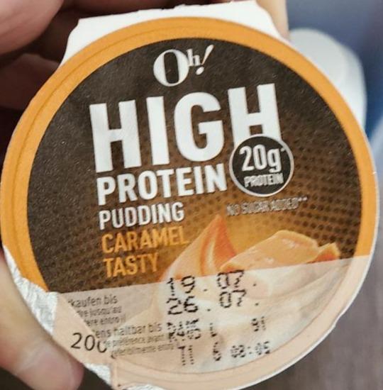 Fotografie - High protein pudding caramel tasty Oh!