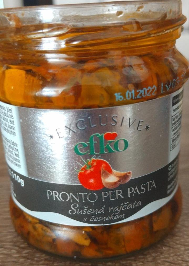 Fotografie - Exclusive Sušená rajčata s česnekem Efko