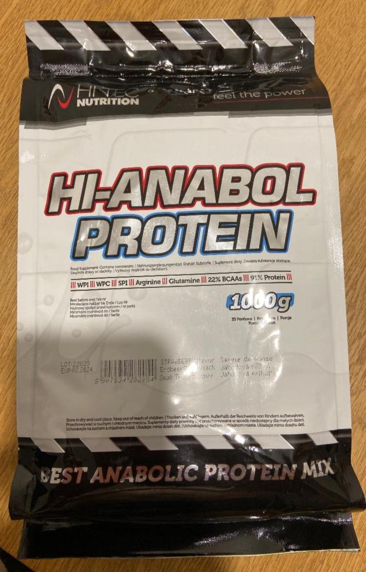 Fotografie - Hi-Anabol Protein jahoda HiTec Nutrition