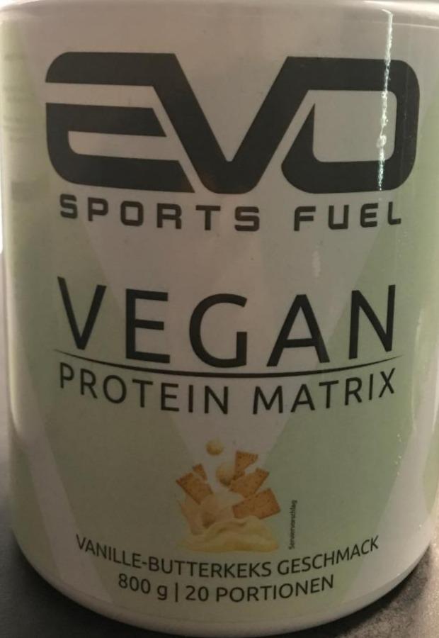 Fotografie - Vegan protein matrix Vanille-Butterkeks Evo