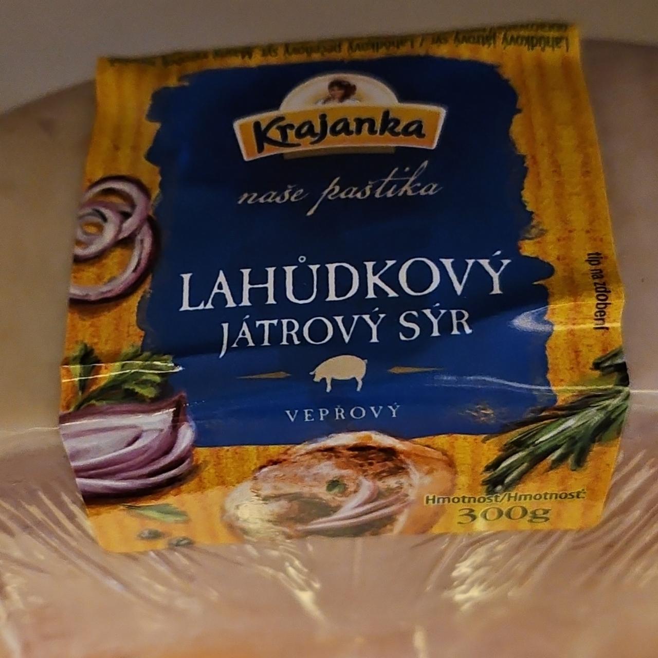 Fotografie - Lahůdkový játrový sýr vepřový Krajanka