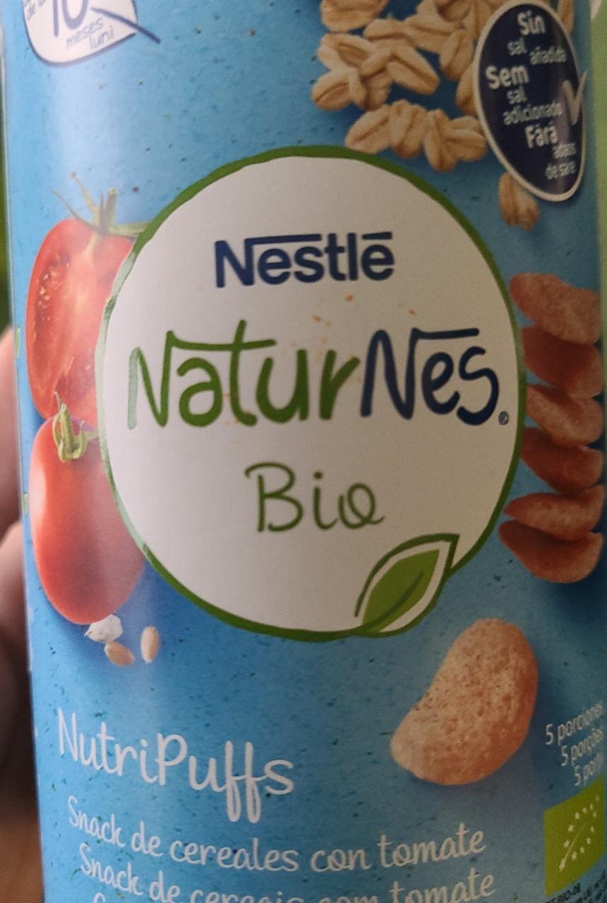Fotografie - Bio NutriPuffs Snack de cereales con tomate Nestlé