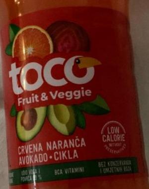 Fotografie - Fruit & Veggie Crvena naranča avokado - cikla Toco