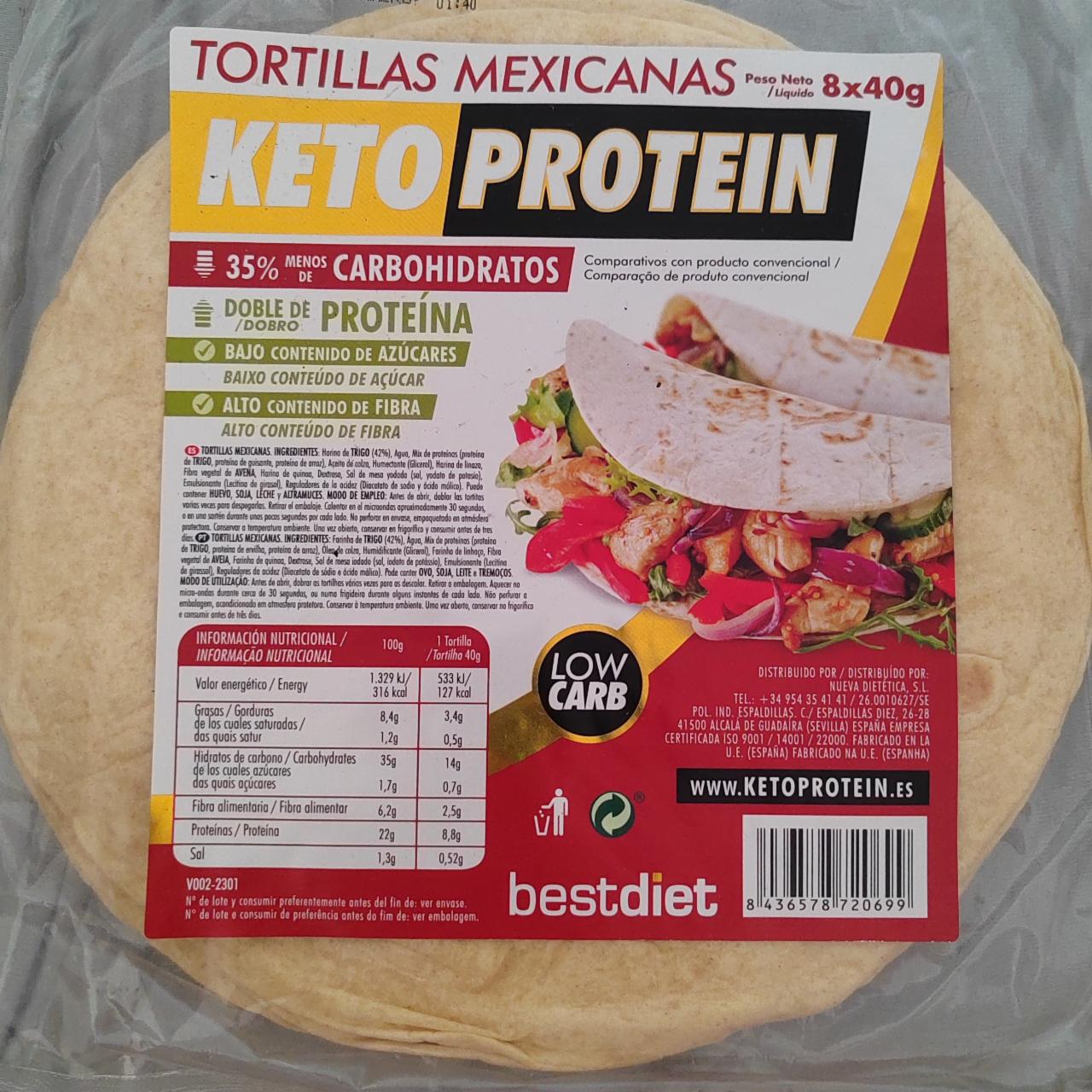 Fotografie - Tortillas Mexicanas Keto Protein