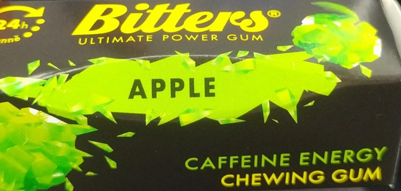 Fotografie - Caffeine energy chewing gum Apple Bitters
