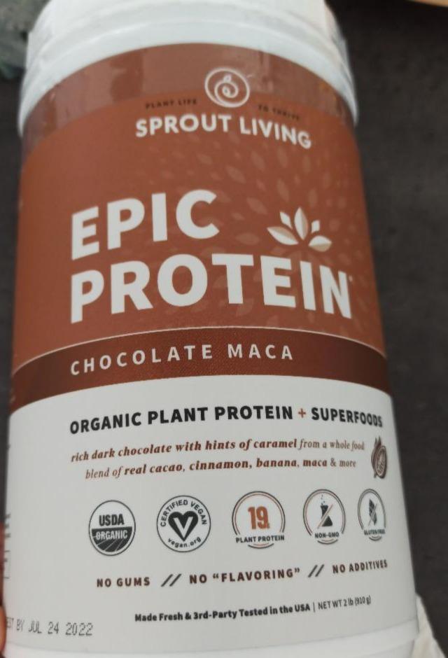 Fotografie - Epic protein chocolate maca