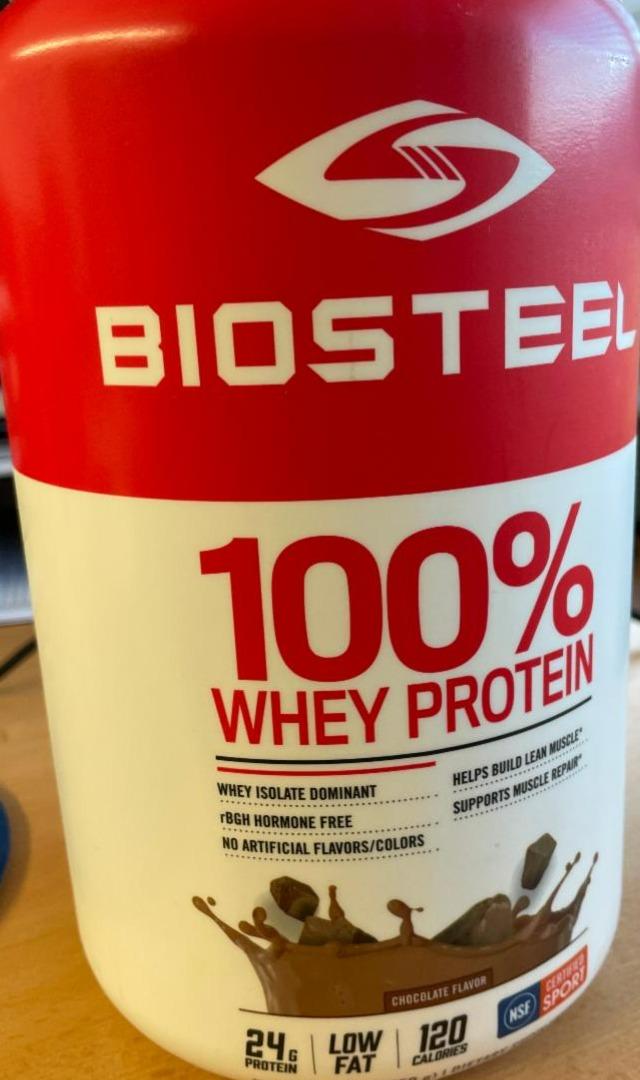 Fotografie - 100% whey protein Chocolate BioSteel