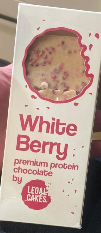 Fotografie - White Berry Premium protein chocolate by Legal Cakes