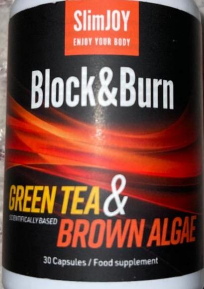 Fotografie - Block & Burn Green Tea & Brown Algae Slimjoy
