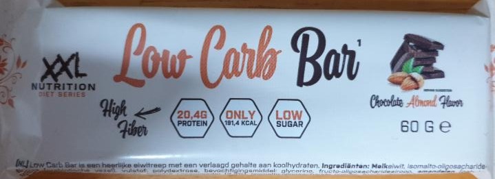 Fotografie - Low Carb Bar Chocolate Almond Flavor XXL nutrition