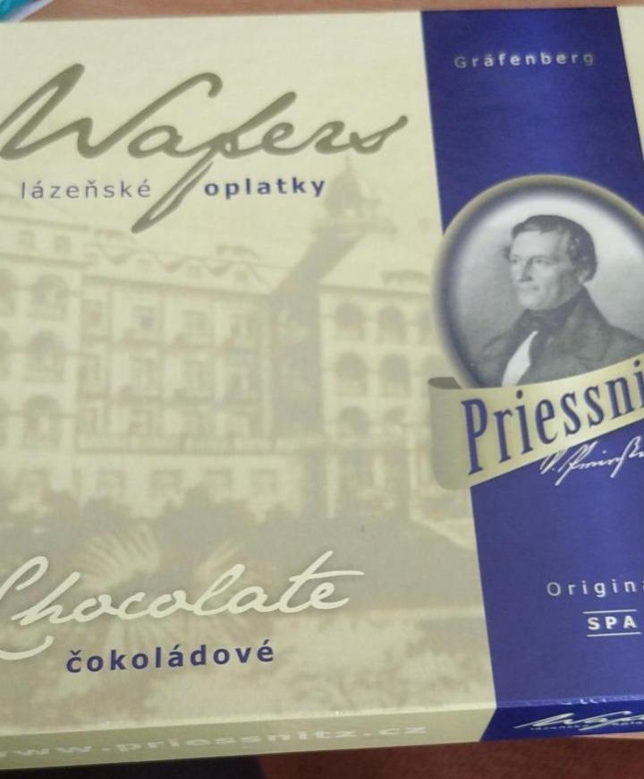 Fotografie - Lázeňské oplatky čokoládové Priessnitz 