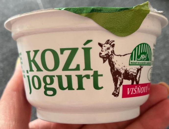 Fotografie - Bio Kozí jogurt višňový Farma Pěnčín