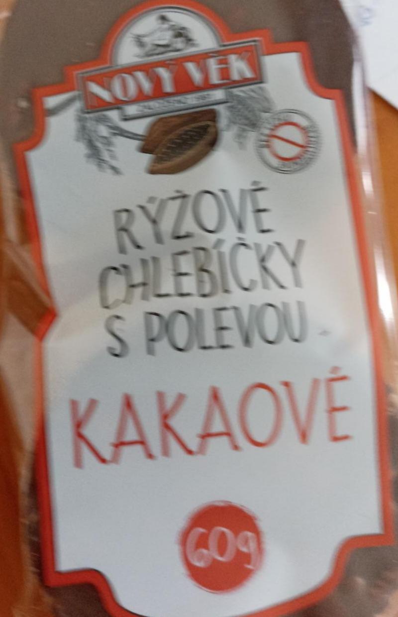 Fotografie - Rýžové chlebíčky s polevou kakaové Nový Věk