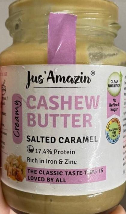 Fotografie - Creamy cashew butter salted caramel Jus' Amazin