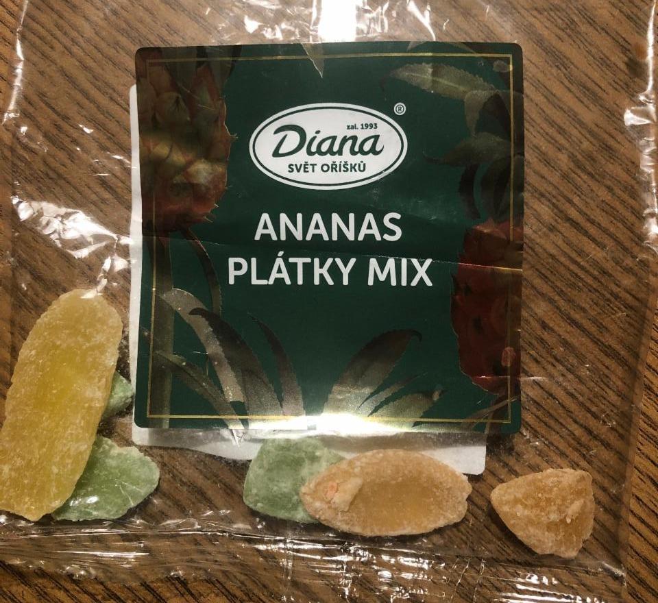 Fotografie - Ananas plátky Mix Diana Svět oříšků