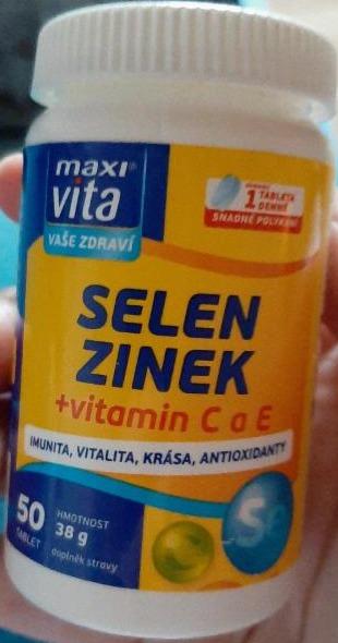 Fotografie - Selen Zinek + vitamin C a E MaxiVita