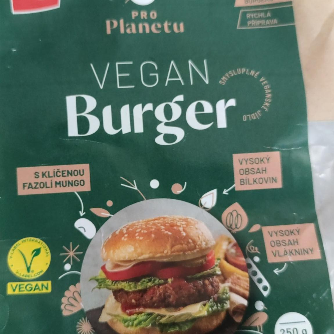 Fotografie - Pro Planetu Vegan Burger hotový výrobek Semix