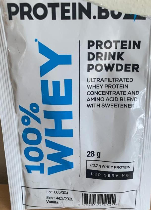 Fotografie - 100% whey protein drink vanilla