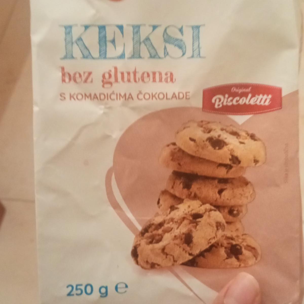 Fotografie - Keksi bez glutena s komadićima čokolade Biscoletti