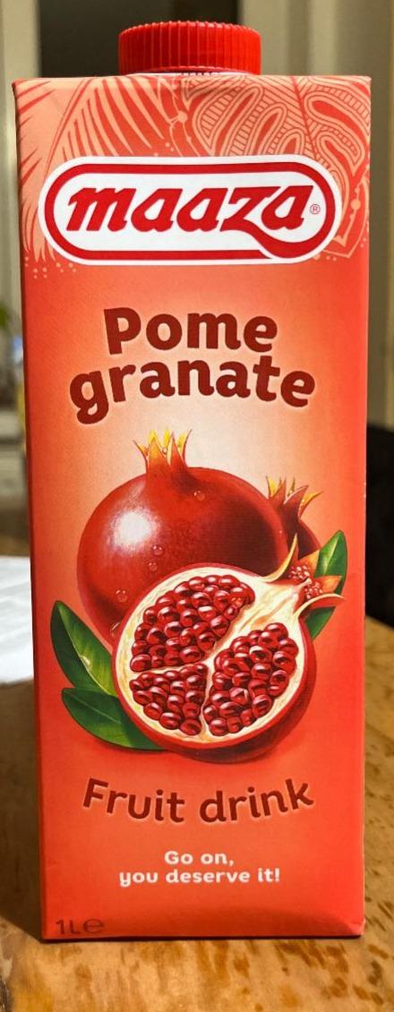 Fotografie - Pomegranate Fruit drink Maaza