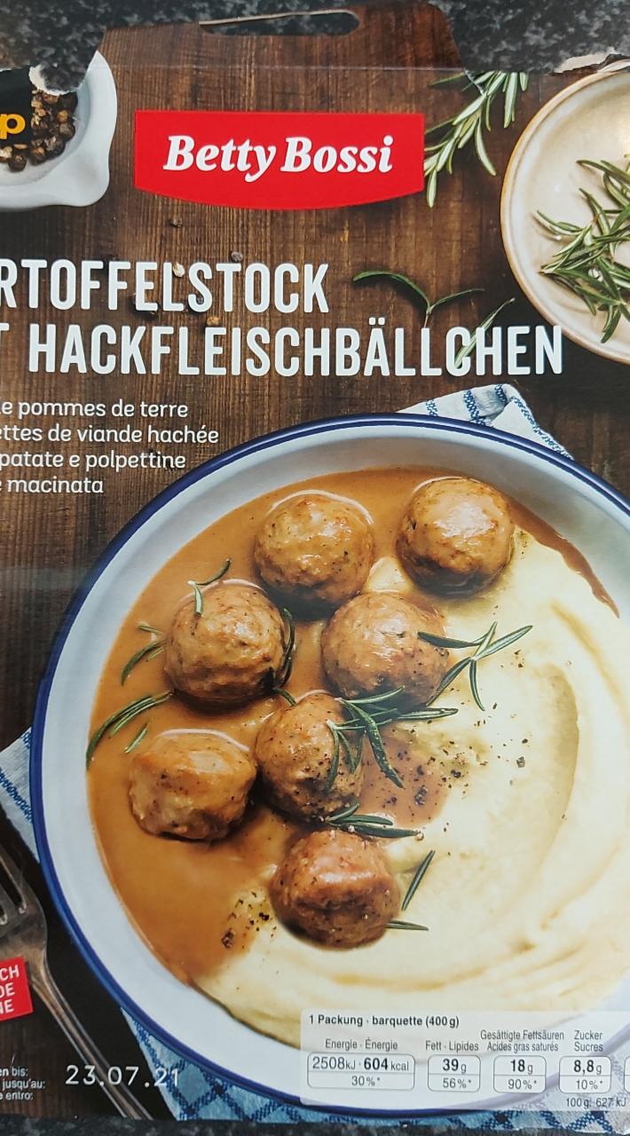 Fotografie - Betty Bossi Kartoffelstock mit Hackfleischbällchen
