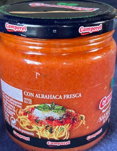 Fotografie - Salsa de tomate a la albahaca Camporel