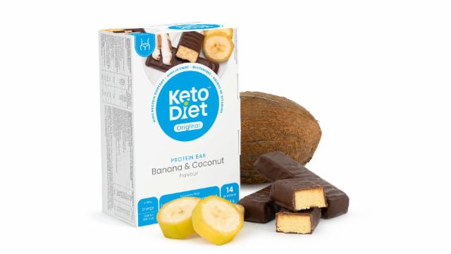 Fotografie - Proteinové tyčinky kokos & banán KetoDiet