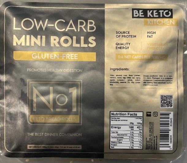 Fotografie - Low-Carb mini rolls Be keto kitchen