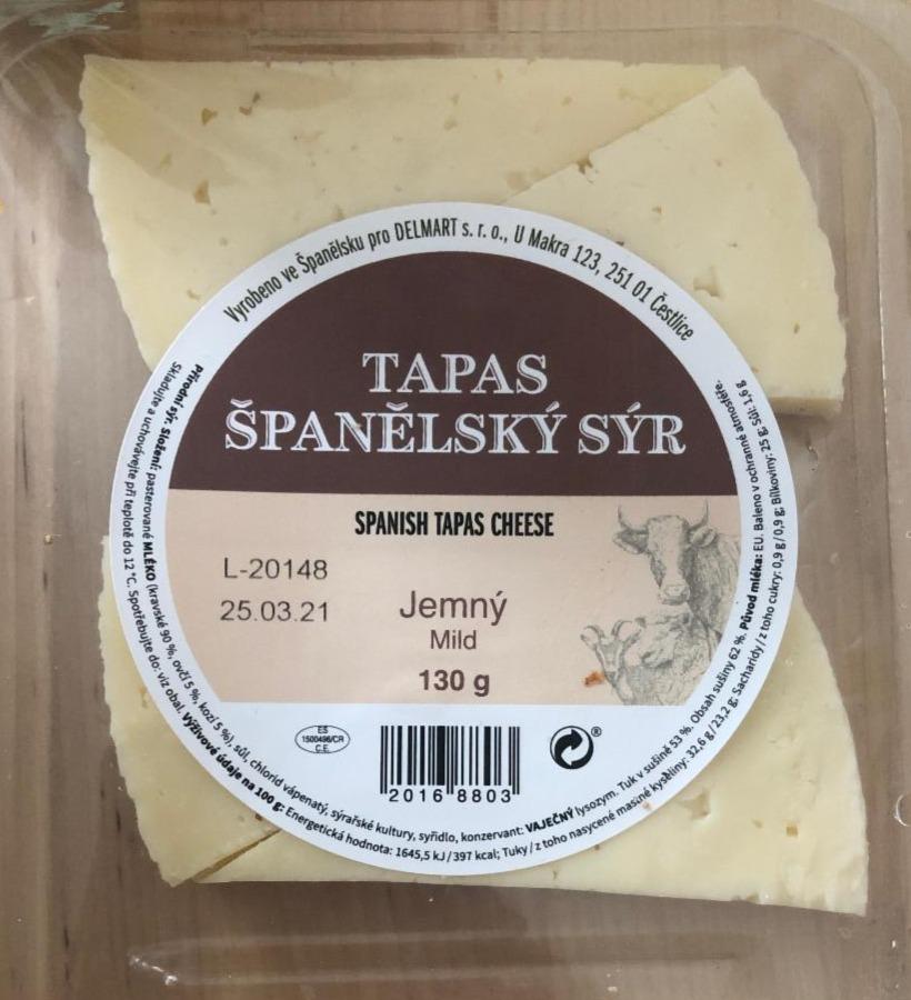 Fotografie - Tapas španělský sýr jemný Delmart