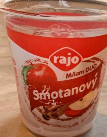 Fotografie - Mňam Duo smotanový jogurt jablko-škorica Rajo