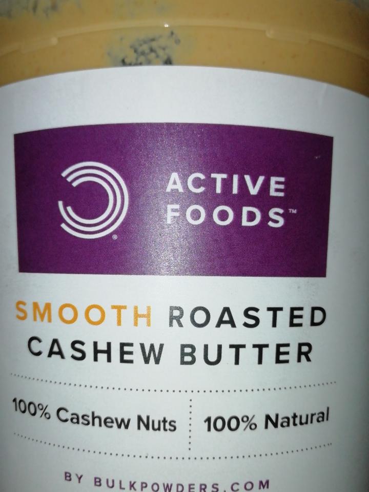 Fotografie - Active Foods Smooth roasted cashew butter Bulk Powders