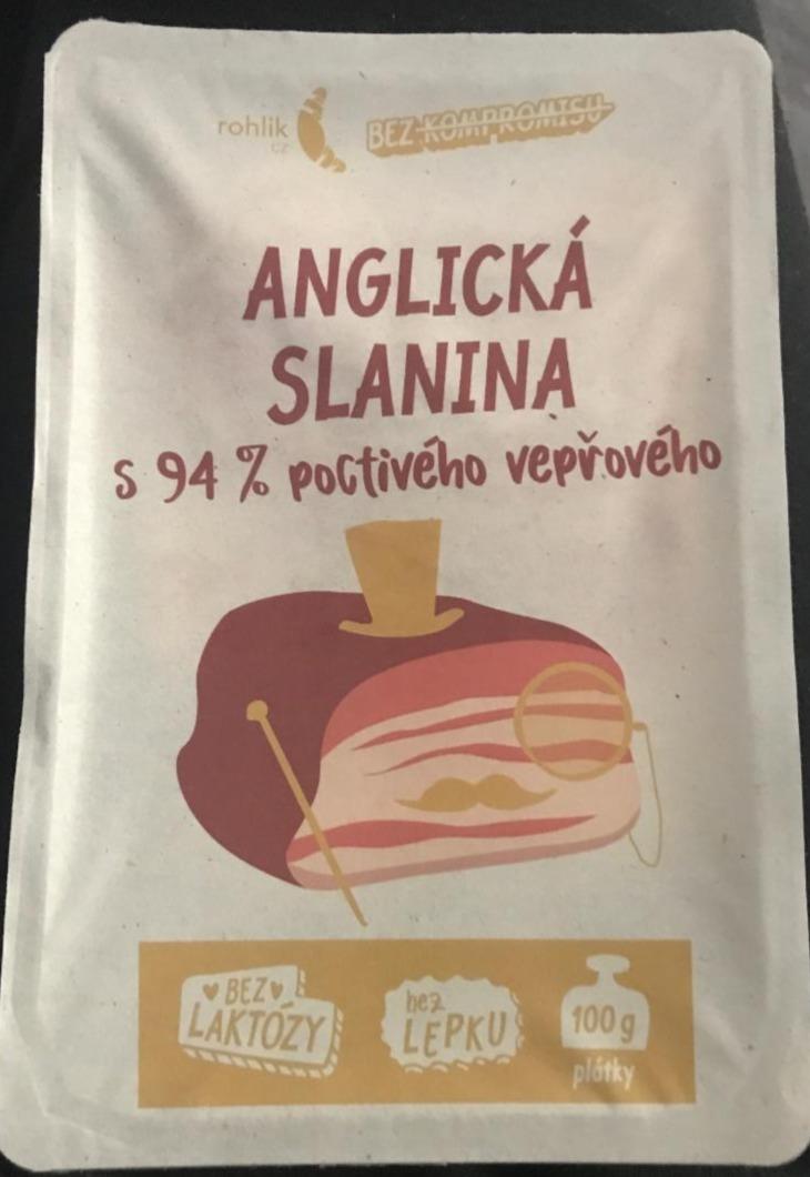 Fotografie - Anglická slanina z 94% poctivého vepřového rohlik.cz