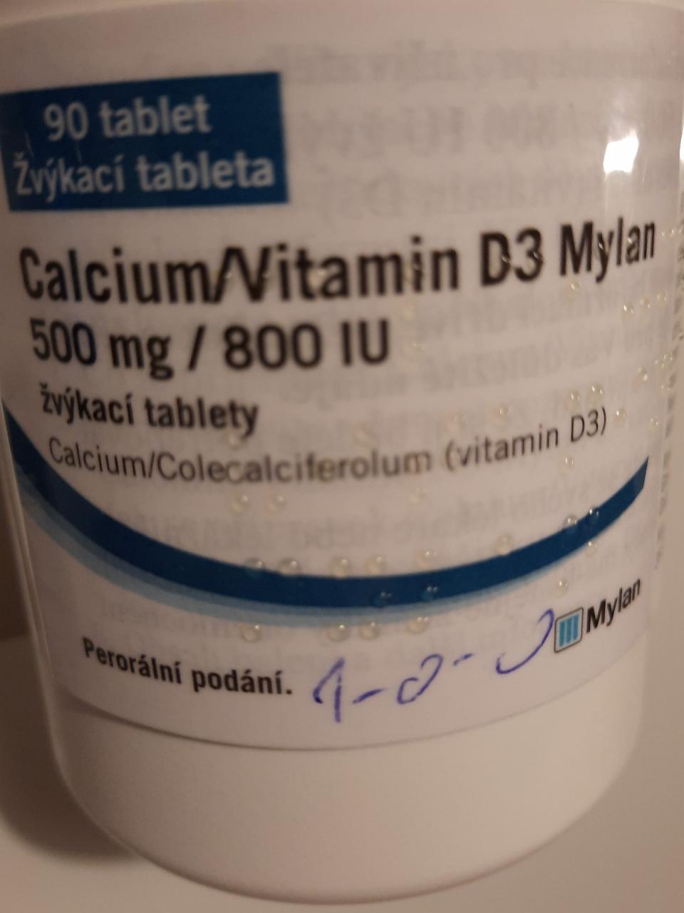 Fotografie - Calcium/Vitamin D3 Mylan