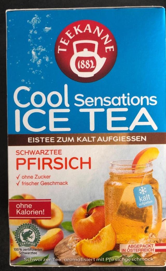 Fotografie - Cool Sensations Ice Tea SchwarzerTee Pfirsich Teekanne